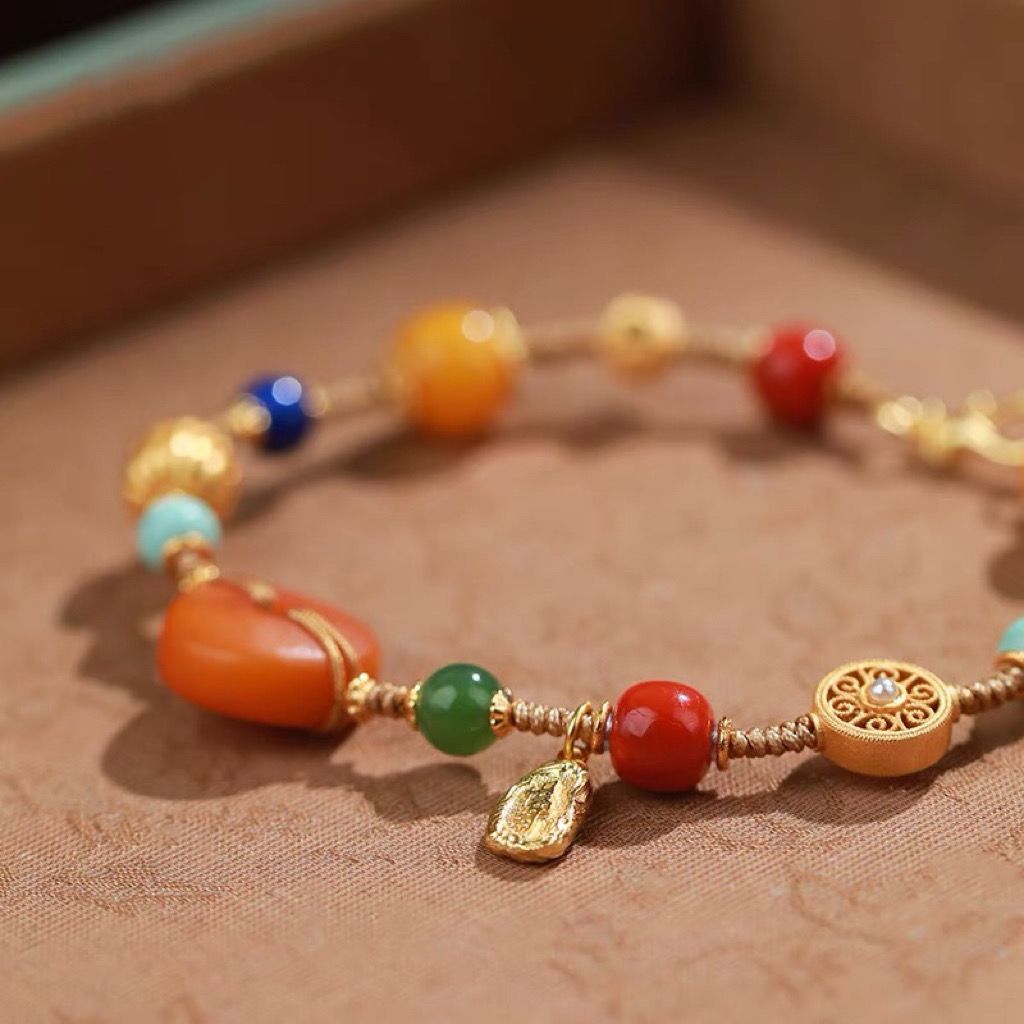 Colorful Gemstone Bracelet