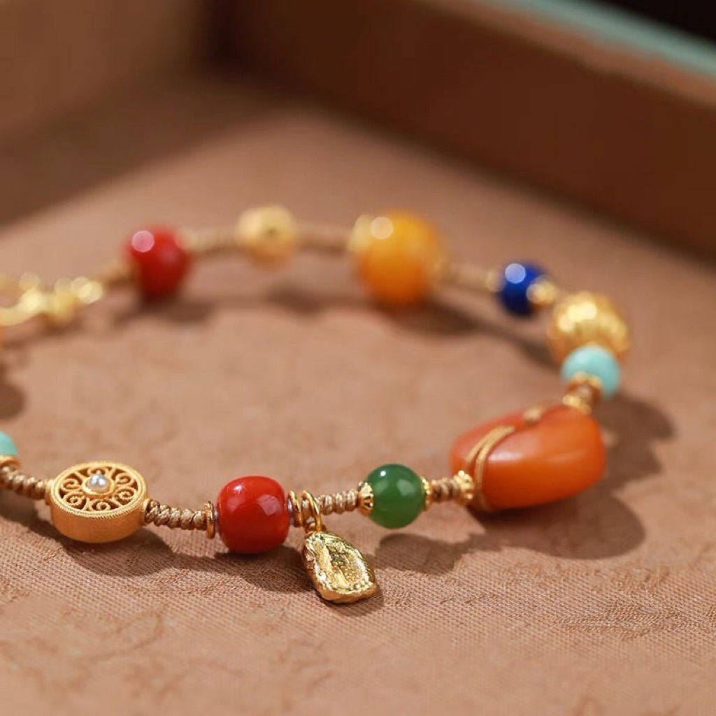 Colorful Gemstone Bracelet